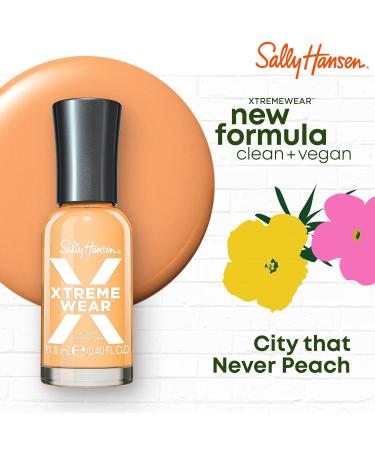 Sally Hansen Xtreme Wear Nail Polish - City That Never Peach - Buy Online Internationally - 0.12 fl oz - Buy Online on GoSupps.com