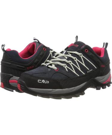 CMP Women's Rigel Low Hiking Shoes - Waterproof Trekking Footwear 40 EU - Anthracite & Off White - Buy Online on GoSupps.com