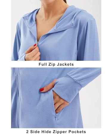 Libin Women's Full Zip UPF 50+ Sun Protection Hoodie Jacket - XX-Large - Buy Online on GoSupps.com