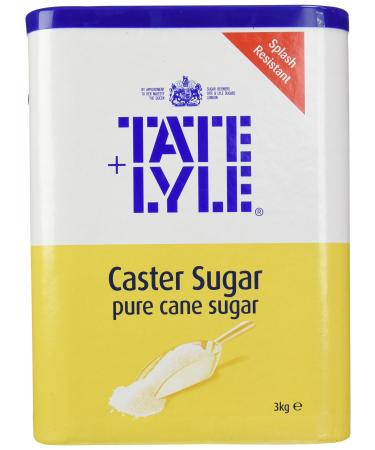 Tate and Lyle Fairtrade Caster Sugar Drum 3 kg
