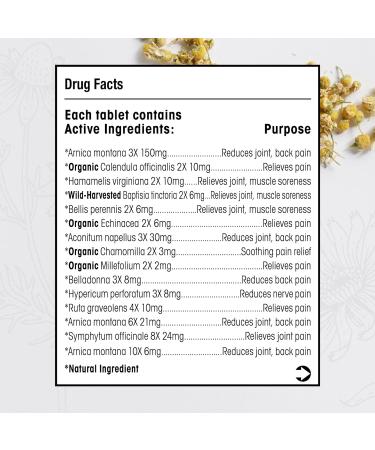 MediNatura T-Relief Arnica Natural Pain Relief Bundle - 100 ct Tablets & 2 oz Cream - Buy Online on GoSupps.com