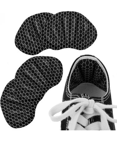 2 Pairs Anti-Slip Heel Pads for Loose Shoes - Comfort Grips for Men & Women | Prevent Rubbing & Blisters (Black - Buy Online on GoSupps.com