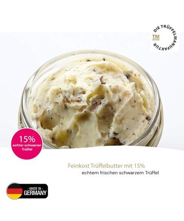 Truffle Factory Delicatessen Truffle Butter 15% Fresh Black Truffle - Gourmet White Truffle Butter 95g | Premium International Shipping - Buy Online on GoSupps.com