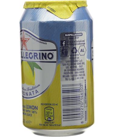  San Pellegrino San Pellegrino Limonata Pack of 24 boxes of glittery lemon 330 ml - Buy Online on GoSupps.com