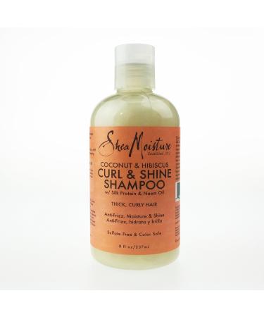 SheaMoisture Coconut Hibiscus Curling Shampoo 8oz