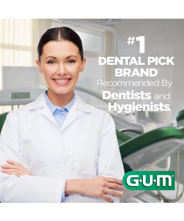 GUM Soft-Picks Wider Spaces Dental Picks, 300 Count - 50 Count (Pack of 6) for Effective Oral Care - Buy Online on GoSupps.com