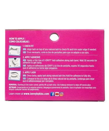 Buy Kiss I Envy Au Naturale 01 Classic Style Lashes - Short (Pack of 6) | Best Quality International Shipping - Buy Online on GoSupps.com