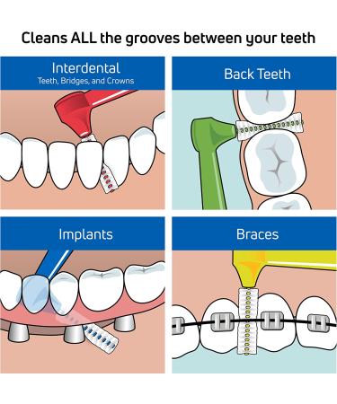 TePe Interdental Brush Angle Multi Pack - Angled Dental Brush for Teeth Cleaning - Buy Online on GoSupps.com