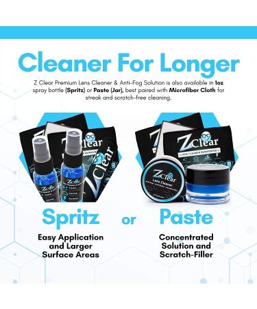 Anti-Fog Spray for Eye & Sunglasses - Fog Free Cleaner for Glasses, Goggles, Masks - 1 Fl Oz Spray & Microfiber Towel - Buy Online on GoSupps.com