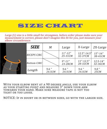 Elbow Sleeve Weightlifting Brace - Compression Support for Powerlifting & Fitness | Unisex Workout Gear (Large - Buy Online on GoSupps.com