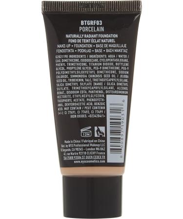 NYX PROFESSIONAL MAKEUP Born To Glow Naturally Radiant Foundation Medium Coverage - Porcelain Porcelain 30 ml (Pack of 1) - Buy Online on GoSupps.com