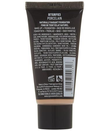NYX Born To Glow Radiant Foundation - Porcelain (Cool Undertone) - Buy Online on GoSupps.com