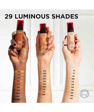 L'Or al Paris Liquid Foundation Full Coverage Lasting Wear With Vitamin C and SPF 25 Infallible 32H Fresh Wear 130 Beige 130 30 ml (Pack of 1) - Buy Online on GoSupps.com