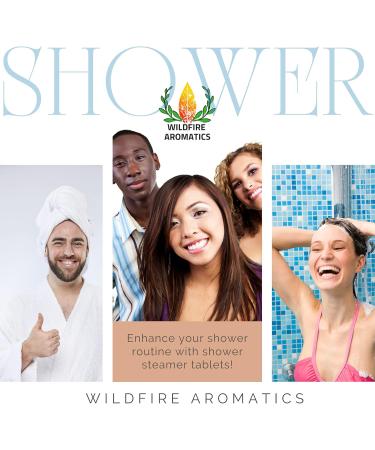 Breathe Clear Menthol Eucalyptus Peppermint Aromatherapy Shower Steamer 2 oz tab 5 count bag Wildfire Aromatics (1) - Buy Online on GoSupps.com