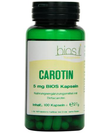 Bios Carotene 5 mg 100 capsules 1 pack (1 x 27 g)
