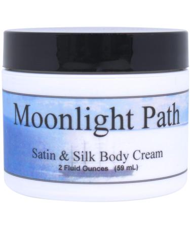 Eclectic Lady Moonlight Path Satin and Silk Cream Body Cream Body Lotion 2 oz - Shea Butter Aloe Silk Amino Acids Vitamin E Phthalate-Free Handcrafted in USA - Perfect For Women 2 Ounce (Pack of 1)