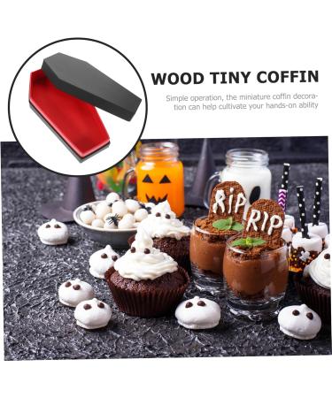 EXCEART Box earring box halloween Halloween ring holder jewelry ring holder halloween decorations jewelry box ring bracket coffin halloween decorations snack box - Buy Online on GoSupps.com