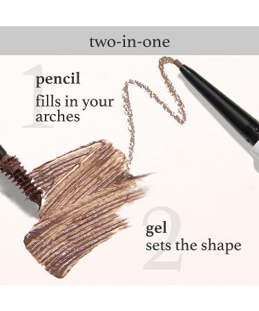 Julep Brow 101 2-in-1 Eyebrow Pencil & Tinted Brow Gel - Medium Brown | Waterproof, Thickening Silk Fibers, All Day Hold | Fill, Define & Shape Brows - Buy Online on GoSupps.com