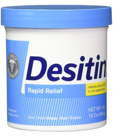 DESITIN Rapid Relief Creamy Jar 16-Ounce (Pack of 4)