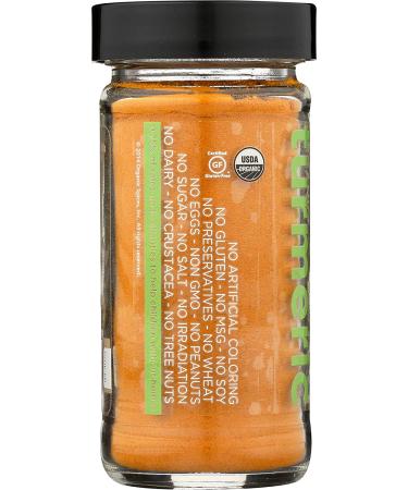 Spicely Organic Turmeric Powder 1.7 oz - Gluten Free Certified, Premium Quality - Buy Online on GoSupps.com