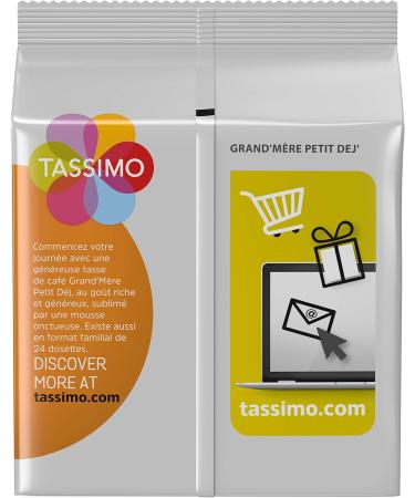 Tassimo 80 Coffee Pods Petit D j' Grand'M re Compatible with TASSIMO Machines 80 Rich and Generous Coffees 5 Packs of 16 - Buy Online on GoSupps.com