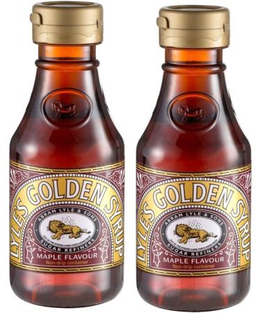 Lyle's Maple Flavour Golden Syrup 454g 2 pack. Ideal for pancakes baking ice creams milkshakes pancakes waffles and much more