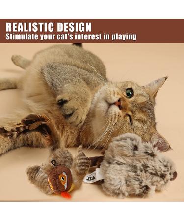 Interactive Cat Toy: Automated Moving Mouse with Lifelike Squeaking - Three Dogs & A Cat - Buy Online on GoSupps.com