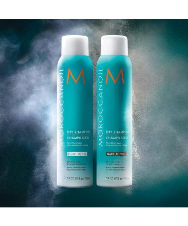 Moroccanoil Dry Shampoo Dark Tones 5.4 fl. oz. - Instant Refresh for Dark Hair - Buy Online on GoSupps.com