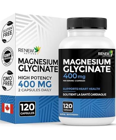 Renew Actives Magnesium Bisglycinate Supplement 120 Capsules - Buy Online on GoSupps.com