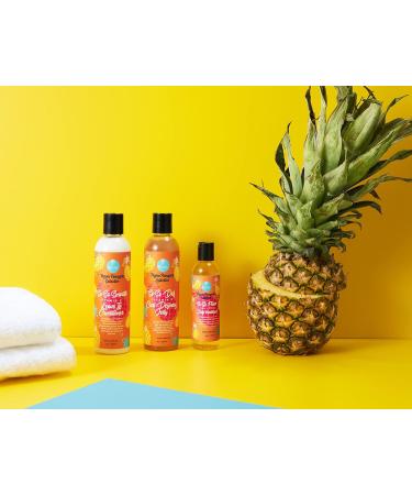 Curls Poppin Pineapple So So Smooth Vitamin C Leave In Conditioner - 8 oz | For Shiny, Longer, & Thick Hair | Protein-Free Formula - Buy Online on GoSupps.com