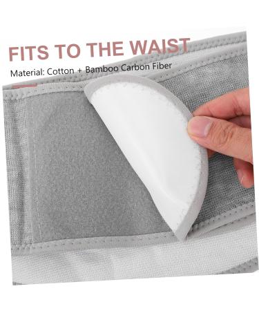 Charcoal Waist Support Heating Pad - Portable Lumbar Belt for Cozy Warmth & Sports Support | 82x28x0.6cm Light Grey - Buy Online on GoSupps.com