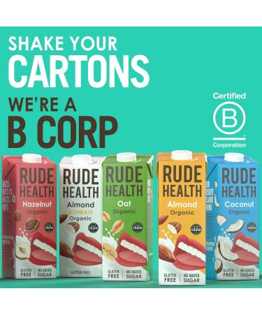 Buy Rude Health Organic Cashew Drink 1L - Dairy-Free Vegan and Gluten-Free | International Shipping Available - Buy Online on GoSupps.com