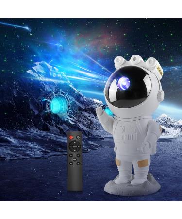 Astronaut LED Star Projector Galaxy Night Light Space Projector with Timer Remote Control and 360 Adjustable Starry Nebula Ceiling Projection Lamp Bedroom Decor Aesthetics Gifts for Kids and Adults astronaut light