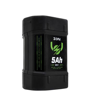 ION 24510 XC5 40V 5Ah Lithium Battery Kit, Black/Green