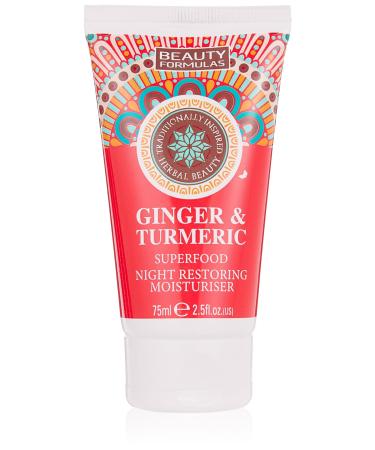 Beauty Formulas MOISTURISER GINGER & TURMERIC NIGHT 75ML White