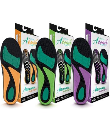 Apex A-Wave Orthotics for Low-Medium Flex - Women 8.5-9 / Men 7.5-8 | Comfortable Foot Support | International Shipping - Buy Online on GoSupps.com
