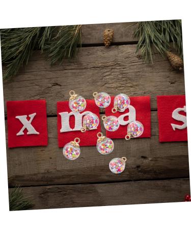 Lalafina Mini Sequin Ball Christmas Tree Decoration - 30 Pack Message Bottles & Clear Ball Rings Unique Holiday Decor for International Shipping - Buy Online on GoSupps.com