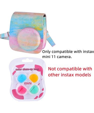 Sunmns Accessories Bundle Kit for Fujifilm Instax Mini 11 Camera - Case, Album, Film Stickers, Frames, Filters, Strap (Rainbow) - Buy Online on GoSupps.com