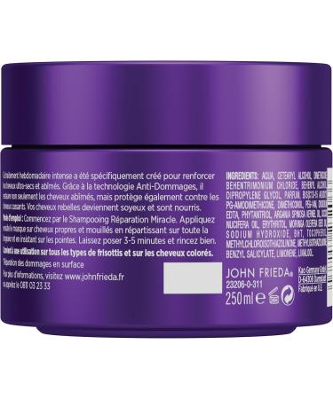 JOHN FRIEDA Frizz Ease Intensive Miracle Repair Mask 250ml - Buy Online on GoSupps.com