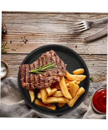 ABOOFAN 4pcs Non Stick Frying Pan Portable BBQ Grill Square Griddle Induction Nonstick Frying Pan Induction Saucepan Induction Griddle Pan Top Teppanyaki Micro-Wave Oven Aluminum 16.5X16.5X2.5CMx4pcs Blackx4pcs - Buy Online on GoSupps.com