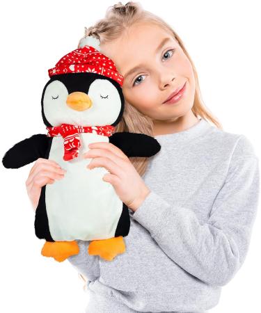 Cute Penguin with Scarf Plush Hot Water Bottle - Things2KeepUWarm - Buy Online on GoSupps.com