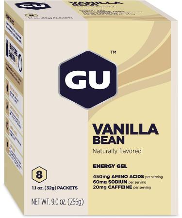 GU Energy Original Sports Nutrition Energy Gel 8-Pack - Vanilla Bean Flavor - Buy Online on GoSupps.com