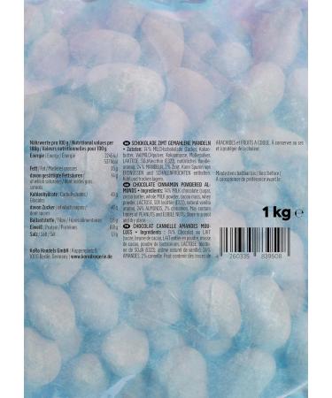 KoRo - Chocolate and cinnamon coated almonds 1kg - Chocolate and fluted pleasure of aromatic Californian almonds with real Be - Buy Online on GoSupps.com