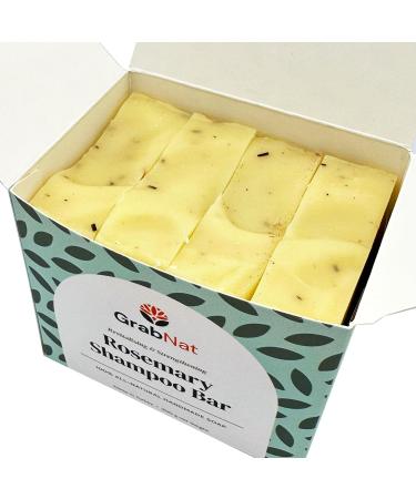 All-Natural Shampoo Bar For Hair Handcrafted with All-Natural Ingredients Oils and Extracts - Sulfate-free Paraben-free Cruelty-free Eco-Conscious Zero-Waste (4 Pack Rosemary) 400 g (Pack of 1) Rosemary - Buy Online on GoSupps.com
