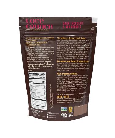 Nature's Path Love Crunch Organic Dark Chocolate & Red Berries Granola 11.5 oz | Non-GMO & Fair Trade Certified - Buy Online on GoSupps.com