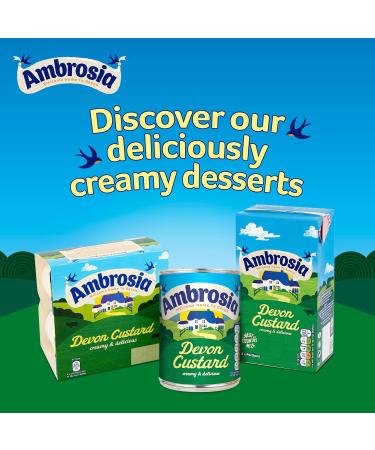 Ambrosia Ready-to-Eat Creamy & Delicious Devon Custard Carton 500 g (Pack of 1) 500g Original Carton - Buy Online on GoSupps.com