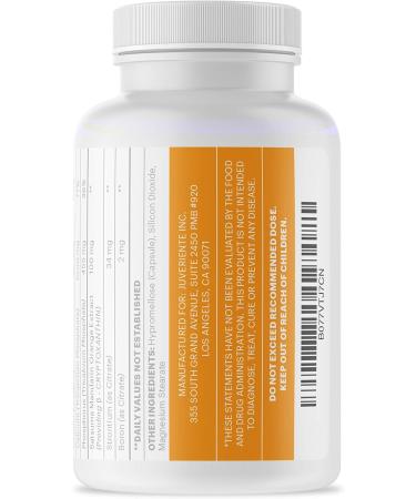 Juveriente Bone Strength Complex/A Dietary Therapy of a Japanese Traditional Fruit Packed with Vitamin C D3 K2 Calcium Phosphorus Food Grade Strontium and Boron / 90 Capsules for 30 Days - Buy Online on GoSupps.com
