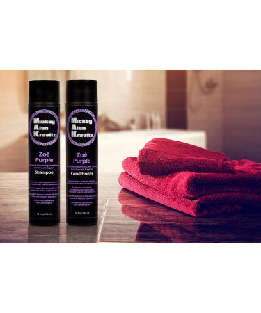 Zoe Purple Pro-Vitamin & Shine Toning Conditioner - Biotin Keratin & DHT Blockers for Blonde Hair Growth | Non-Comedogenic Anti-Hair Loss - Buy Online on GoSupps.com