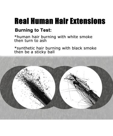 Premium Remy-Echo Hair Extensions - 9A Natural Black 120g 10 Pieces 36cm (14 inches) - Smooth for Full Head Use - Buy Online on GoSupps.com