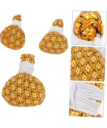 Amosfun 3-Pack Warm Roasted Wormwood Herbal Foot Massage Balls - Natural Heat Compress for Spa Therapy - Buy Online on GoSupps.com